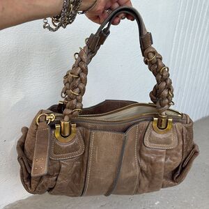 Chloe leather satchel